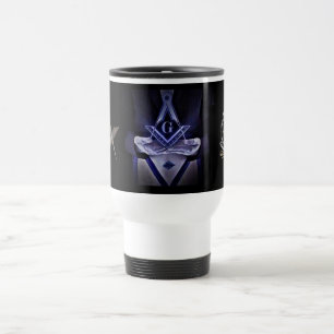 Free masons travel mug