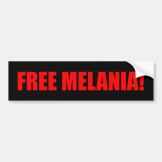 "FREE MELANIA!" BUMPER STICKER