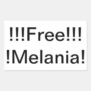 Free Melania!! Hankamer Artjunkhaus Human Traffic Sticker