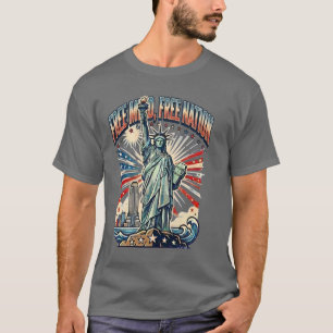Free Mind Free Nation Design T-Shirt