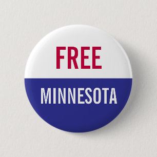 Free Minnesota Protest 2 Inch Round Button