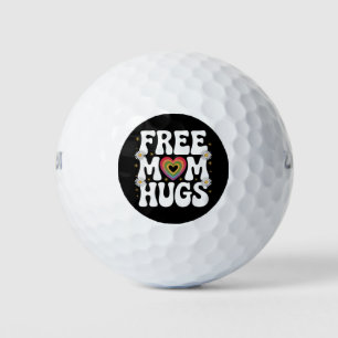 Free Mom Hug Transgender Lesbian Gay LGBT Pride Golf Balls