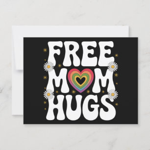 Free Mom Hug Transgender Lesbian Gay LGBT Pride  Postcard