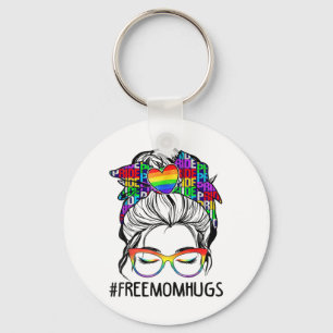 Free Mom Hugs Free Mom Hugs Inclusive Pride Lgbtqi Keychain