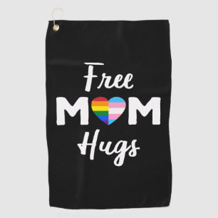 Free Mom Hugs II - Rainbow Gay Trans Pride Golf Towel