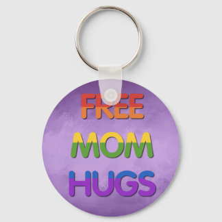 Free Mom Hugs Keychain