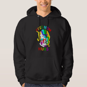 Free Mom Hugs Lgbt Gay Pride Month Hoodie