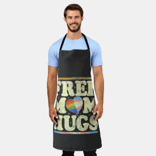 Free Mom Hugs Lgbt Pride Apron