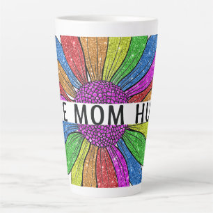 Free Mom Hugs LGBTQIA+ Pride Support Latte Mug