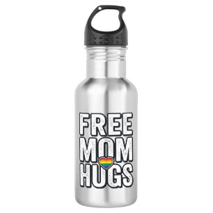Free Mom Hugs Pride Heart Vintage T-Shirt Design_1 532 Ml Water Bottle
