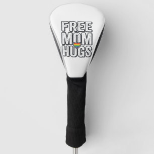 Free Mom Hugs Pride Heart Vintage T-Shirt Design_1 Golf Head Cover