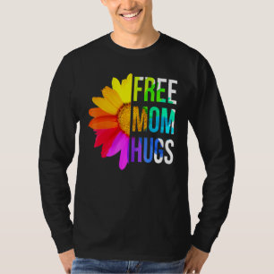 Free Mom Hugs Pride  Rainbow Lgbt 2 T-Shirt