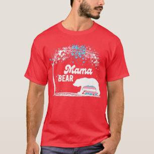 Free Mom Hugs Proud Mama Bear Transgender Pride LG T-Shirt