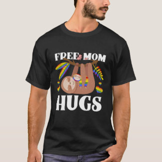 Free Mom Hugs Shirt, Funny Otter, LGBT Rainbow T-Shirt