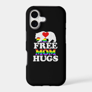 Free Mom Hugs t Women Lgbt Pride Mama Bear