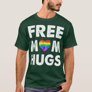 Free Mom Hugs Tshirt, Free Mom Hugs Rainbow Gay Pr T-Shirt