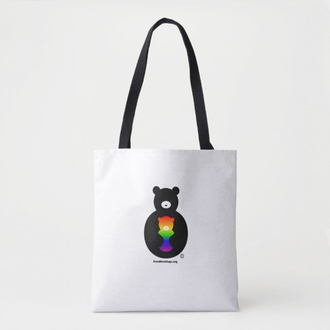 Free Mom Hugs Two-Sided Tote Bag (Front)