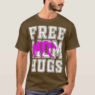 Free Mommy Mom Hugs Pink Bear Premium T-Shirt