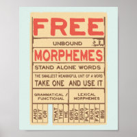 Free Morphemes Funny Grammar English Language