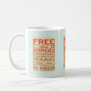 Free Morphemes Funny Grammar English Phonics Coffee Mug