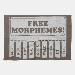 Free Morphemes Kitchen Towel