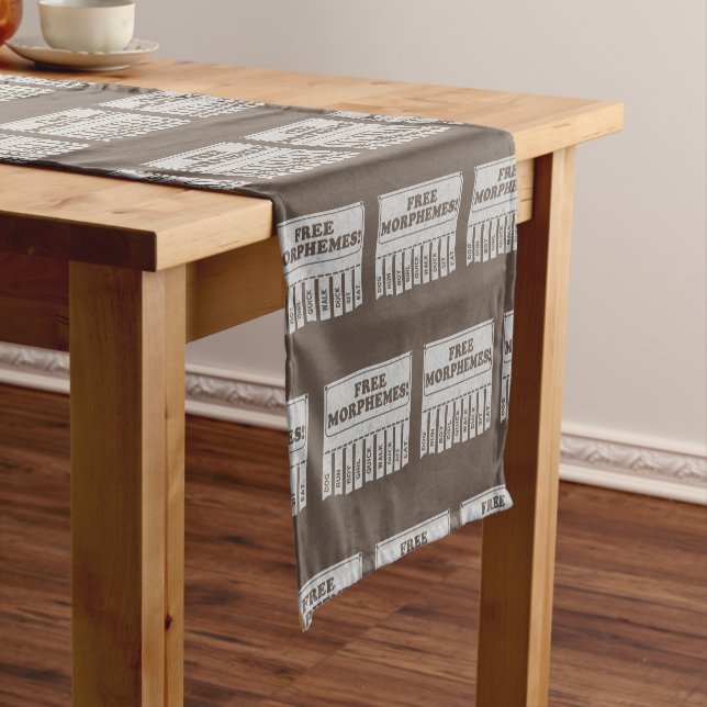 Free Morphemes Short Table Runner (In Situ)