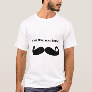Free Moustache Rides T-Shirt