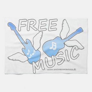 Free Music Kitchen Towel