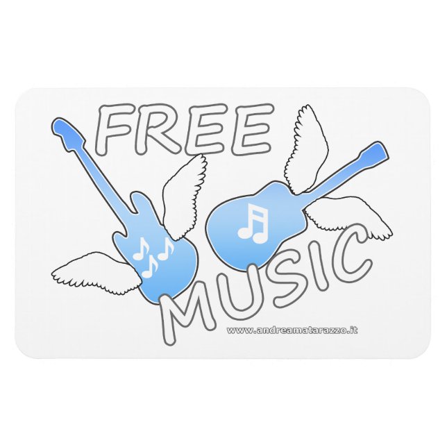 Free Music  Magnet (Horizontal)