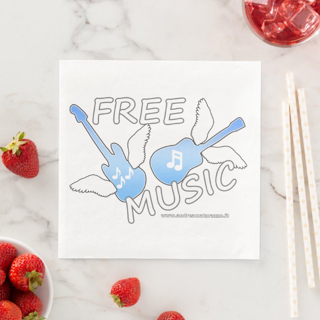 Free Music  Napkin (Insitu)