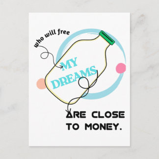 Free my dreams postcard
