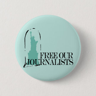 Free our journalists 2 inch round button