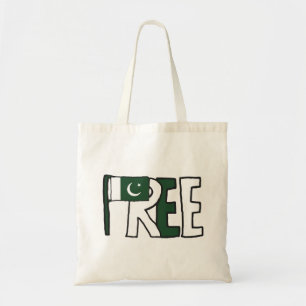 Free Pakistan Flag Tote Bag