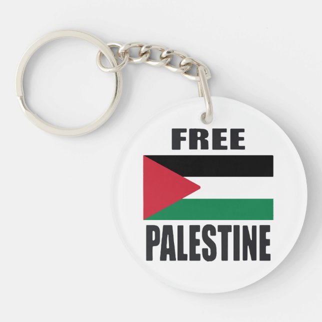 Free Palastine Keychain (Front)
