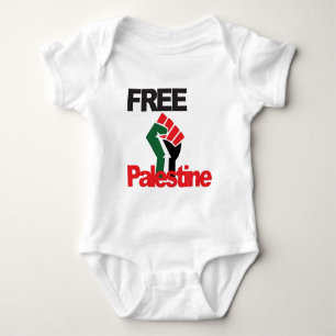 Free Palestine - فلسطين علم  - Palestinia Baby Bodysuit