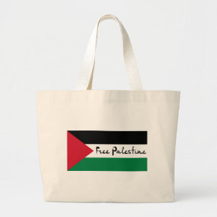 Free Palestine - فلسطين علم  - Palestinia Large Tote Bag