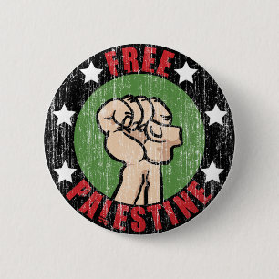 Free Palestine 2 Inch Round Button