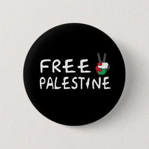 Free Palestine 2 Inch Round Button