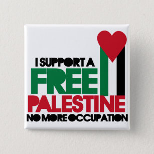 Free Palestine 2 Inch Square Button