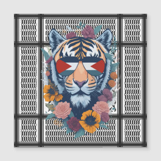 Free Palestine ARABIC WITH MAP tiger