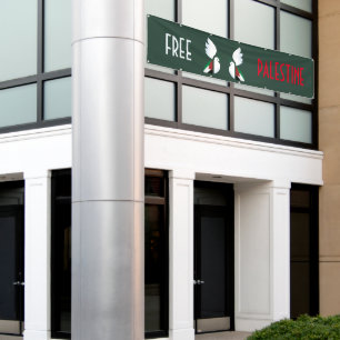 Free Palestine Banner – Human Rights & Solidarity 