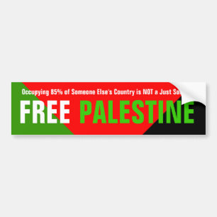 Free Palestine Bumper Sticker