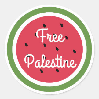  free palestine  classic round sticker