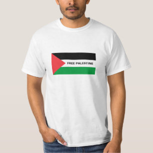 Free Palestine custom text Palestine flag T-Shirt