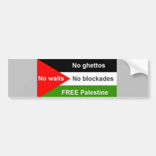 Free Palestine - Customized Bumper Sticker