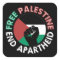 Free Palestine End Apartheid Flag Fist Black
