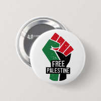 Free Palestine flag fist