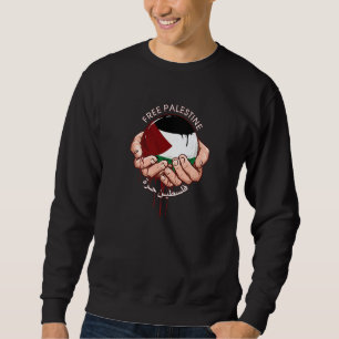Free Palestine Flag I Love Palestine Gaza Palestin Sweatshirt