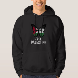 Free Palestine Flag Save Gaza Strip Palestinian Bu Hoodie