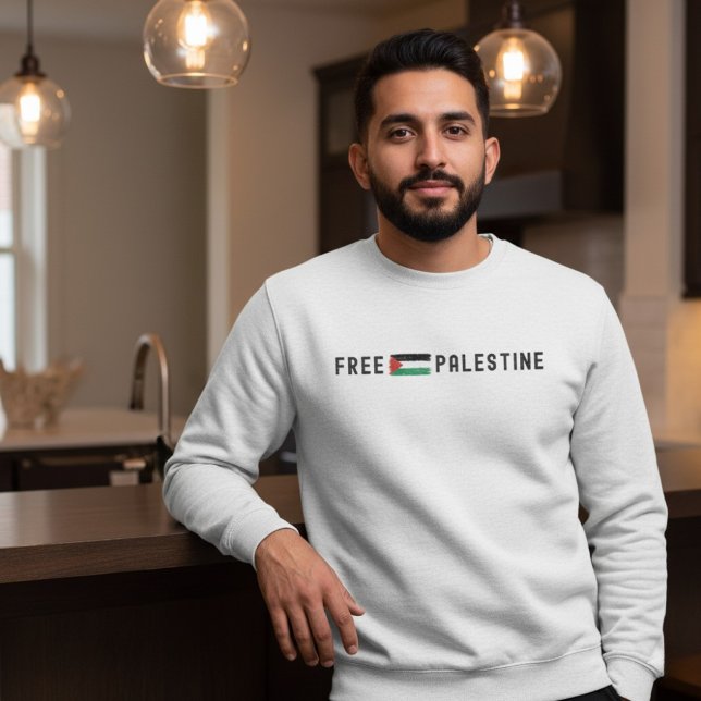 FREE PALESTINE for man Sweatshirt (Creator Uploaded)